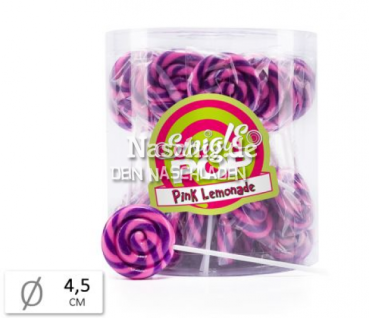 Preview: Felko Spiral Lutscher Mini Pink Lemonade 50er