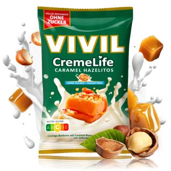 Preview: VIVIL CremeLife Caramel Hazelitos zuckerfrei 90g