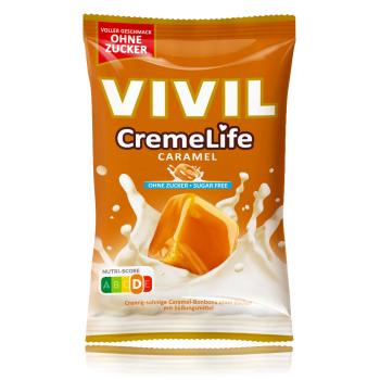 Preview: VIVIL CremeLife Caramel zuckerfrei 90g