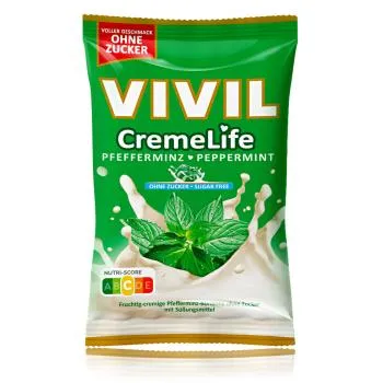 VIVIL CremeLife Pfefferminz zuckerfrei 90g