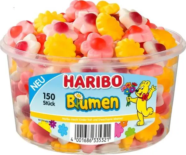 Haribo Blumen 150 Stück Haribo Blumen 150 Stück