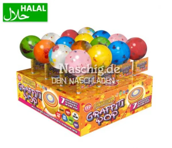 ZED Graffiti Pop Lutscher 16er